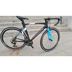 Велосипед Trinx SWIFT 2.0 road (шоссейный) (2023) (black/wite/blue, 700C, 540мм.)