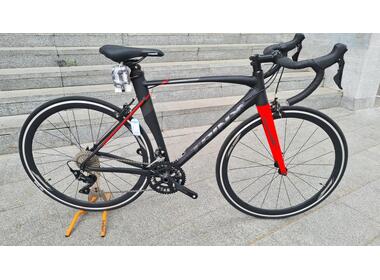 Велосипед Trinx SWIFT 2.0 road (шоссейный) (2023) (black/gray/red, 700C, 540мм.)