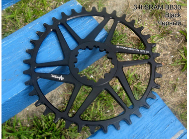 Звезда Neutrino SRAM BB30 круглая 10sp 34T black