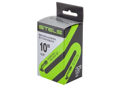 Велокамера STELS 10"x2.0 гнутый автовентиль 42 град., в инд. упаковке