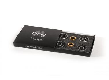 Подшипники Ethic bearing black 608 (8 STD.  4 подш + 2 спейс)