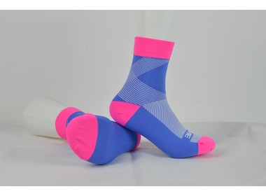Носки велосипедные DAREVIE DVA012 black/pink/white one size