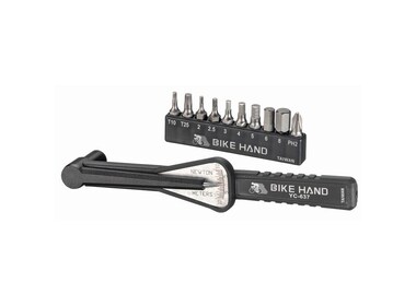 Ключ динамометрический BIKE HAND YC637+Bits Драйвер 1/4 ", диапазон: 2-10NM С битами: 2/2.5/3/4/56/8