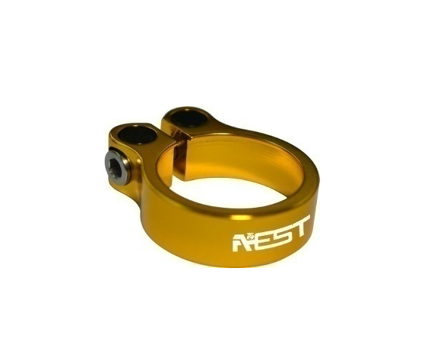 Хомут подседельного штыря AEST YSCL-20 31,8 red/gold/Ti/blue/black