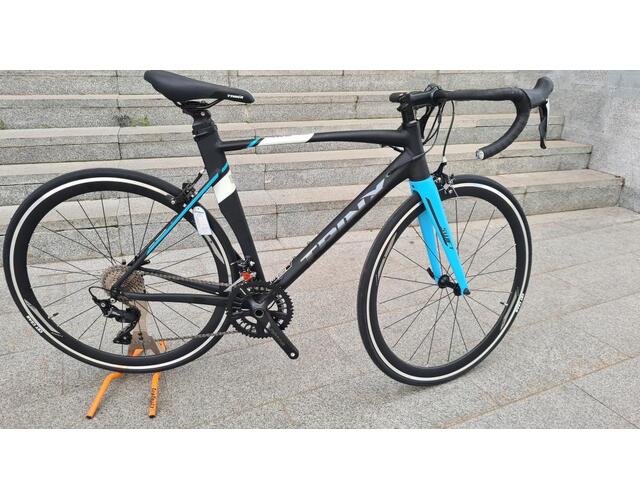 Велосипед Trinx SWIFT 2.0 road (шоссейный) (2023) (black/wite/blue, 700C, 540мм.)