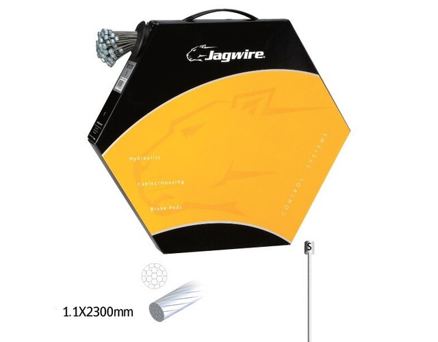 Трос переключения Jagwire Shift Cable Slick Stainless 1.1 x 2300 мм Sram/Shimano (100) (6009862)