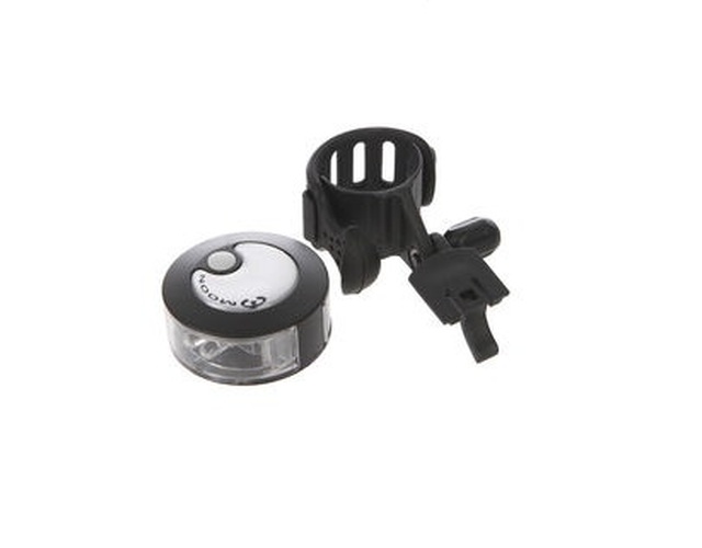 Фонарь передний Moon KL-02 2 диод 2 реж.blk