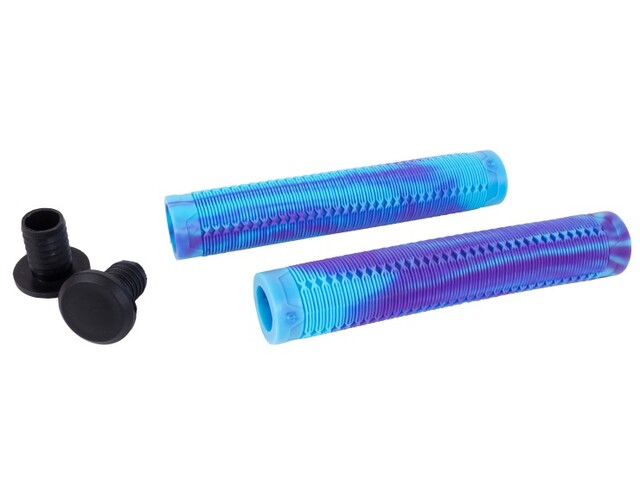 Грипсы Tech Team 2шт с барендами Egoist 165 mm, violet-blue на трюковой самокат 294354