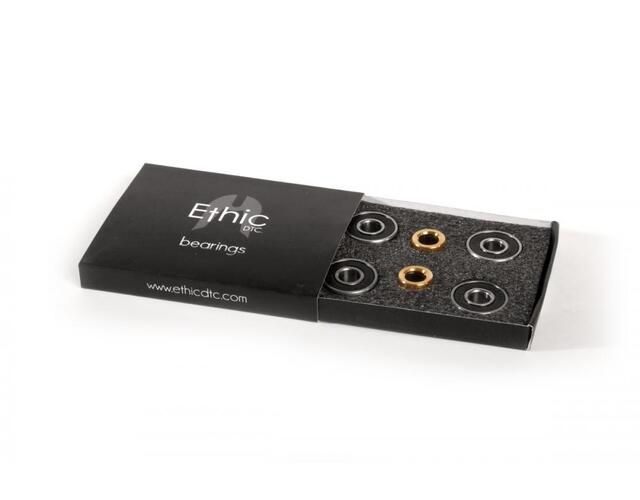 Подшипники Ethic bearing black 608 (8 STD.  4 подш + 2 спейс)