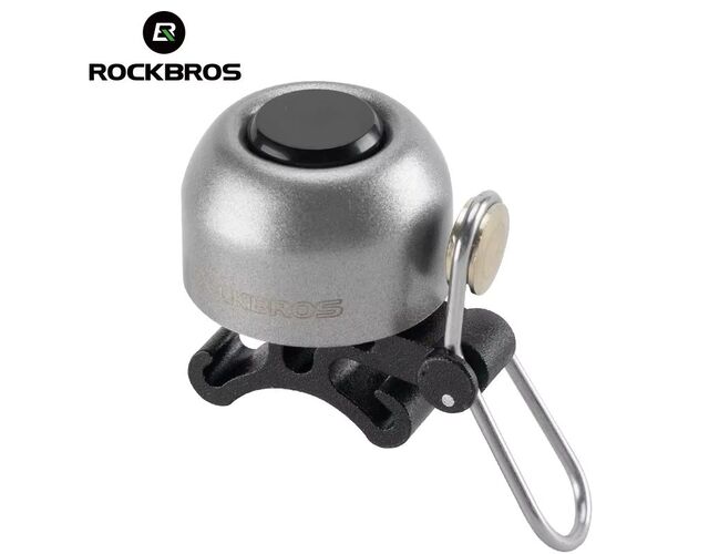 Звонок Rockbros титанового цвета металлический. Арт. RB_340001002
