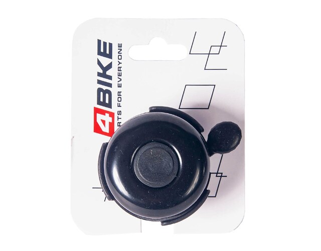 Велозвонок 4BIKE BB3204-Blk латунь, D-52мм, черный