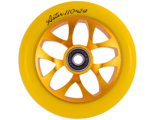 Колесо Tech Team для самоката X-Treme 110*24мм,  Aster, yellow