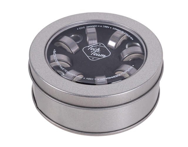 Подшипники Tech Team ABEC-11ceramic skate (скоростные, циркониевое напыление,  8 шт.)