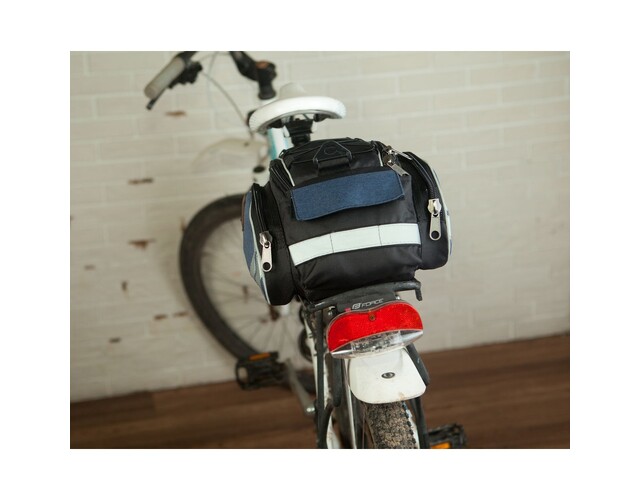 Велосумка Tim&Sport на багажник Breeze, цвет т.синий