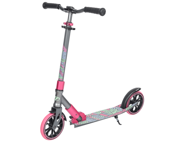 Самокат Tech Team  COMFORT 180R 2022 black/pink