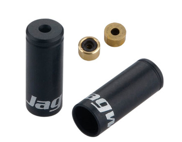 Наконечник рубашки Jagwire End Cap Sealed 4 мм Alloy Black (50) (BOT057BJ)