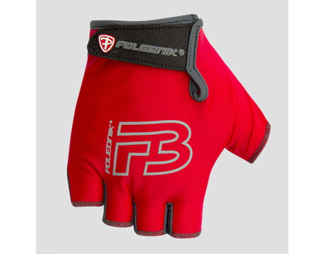 Велоперчатки Polednik F-3 BABY 4 красные