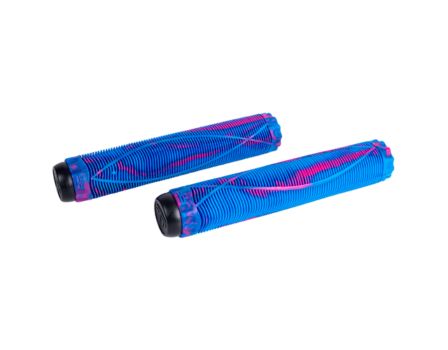 Грипсы Tech Team 2шт с барендами Fish 170mm, Blue/Pink, на трюковой самокат 294354
