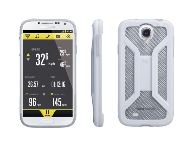 TOPEAK RideCase W/RideCase Mount Compatible W/Samsung Galaxy S4 кейс с креплением на руль (W, white)