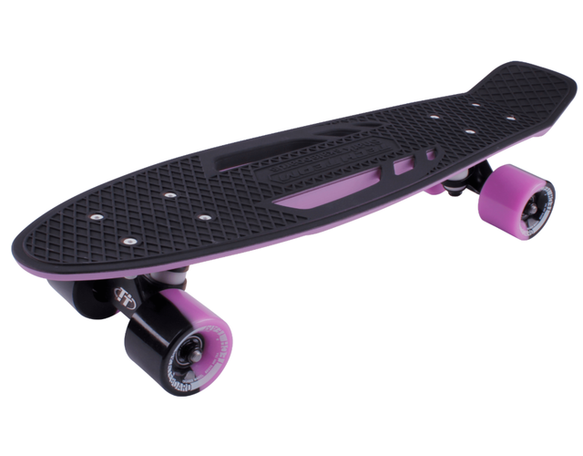 Скейтборд Tech Team пластиковый Shark 22 purple/black TSL-405M